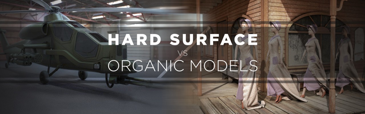 hard surface vs organic models