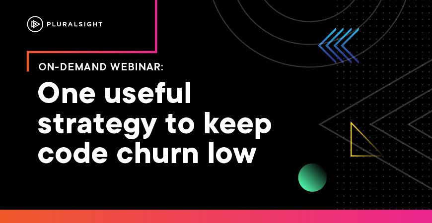 One useful strategy to keep code churn metric low