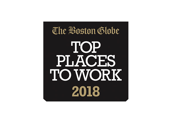 Named a 2018 Top Workplace by The Boston Globe
